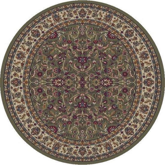 Jewel Kashan - Green - 3 ft. 11 in. x 5 ft. 7 in.