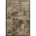 thumbnail image 1 of Jewel Patchwork Area Rug Beige 5x7.6 Transitional Design Heat Set Polypropylene, 1 of 6