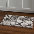 thumbnail image 1 of Jewel Power-Loomed Multi-Pattern 2' x 3' Rug, Brown/Black, 1 of 3