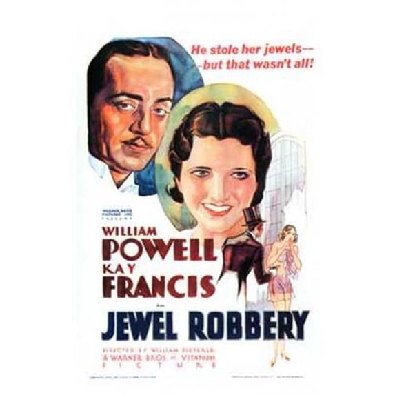 Jewel Robbery Movie Poster - 11 x 17 in.
