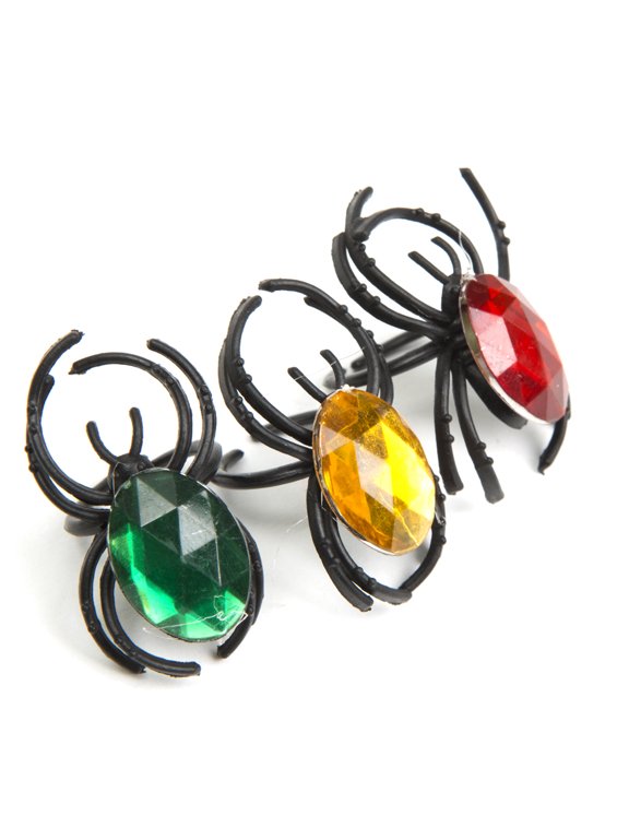 Jewel Spider Rings - Jewelry - 24 Pieces