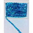 thumbnail image 1 of Jewel Teal 5/8" Sequin Ric Rac, 1 of 2