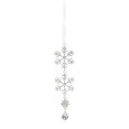 thumbnail image 1 of Jewel Tiered Snowflake Ornament (Set Of 12) 8"H Metal, 1 of 2