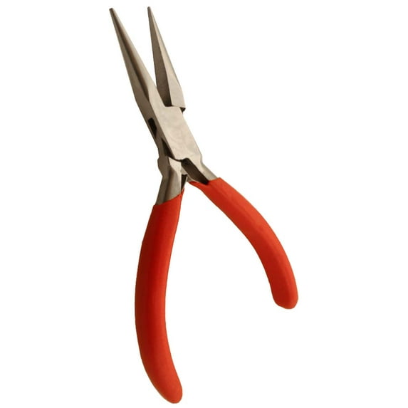 Jewel Tool 5.5" (14 cm) Stainless Steel Long Nose Pliers | Extra Durable Tips for Precision Work