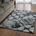 thumbnail image 1 of Linon Jewel Ybor Machine Made Polypropylene 5'x7'6" Rug in Brown, 1 of 3