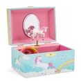 thumbnail image 1 of JewelKeeper Girl's Musical Jewelry Storage Box with Spinning Unicorn, Rainbow Design, The Unicorn Tune, 1 of 7