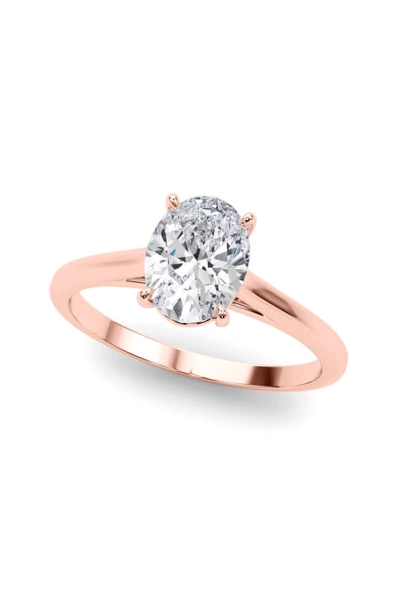 1 Carat to 3 Carat Oval Lab Grown Diamond Graduated Engagement Ring for Women | 14K Gold | F-G Color, VS-SI Clarity | Fair Collection | 30 Day Free Return