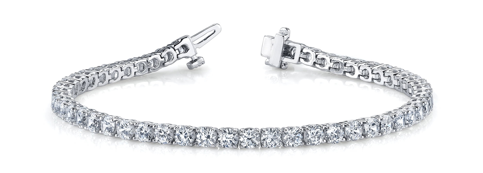 Diamond Bracelets 15 Ct tw 14k White Gold - Rogers & Brooke Jewelers