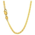 thumbnail image 1 of JewelStop 10k Solid Yellow Gold 2.3mm Mariner Chain Necklace with Lobster Claw., 1 of 5