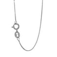 thumbnail image 1 of JewelStop 10k White Gold 0.45mm Shiny Box Chain Necklace with Spring Ring Clasp- 16" 18" 20", 1 of 6