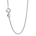 thumbnail image 1 of JewelStop 14K White Gold 20in 0.6mm Diamond-Cut Round Wheat Chain, 1 of 4