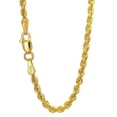 thumbnail image 1 of JewelStop 14K Yellow Gold 30in 2.5mm Solid Rope Chain with Lobster Clasp, 1 of 5