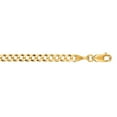 thumbnail image 1 of JewelStop 14K Yellow Gold Polished Finish 3.6mm Comfort Curb Chain with Lobster Lock - 16", 1 of 6