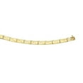 thumbnail image 1 of JewelStop 14K Yellow Gold Shiny Graduated Greek Key Fancy Bracelet, Box Catch Clasp 7.25 Inches, 1 of 3