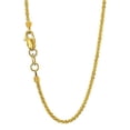 thumbnail image 1 of JewelStop 14k Solid Yellow Gold 1.5 mm Sparkle Chain Necklace, Lobster Claw Clasp - 20 Inches, 3.3gr., 1 of 6