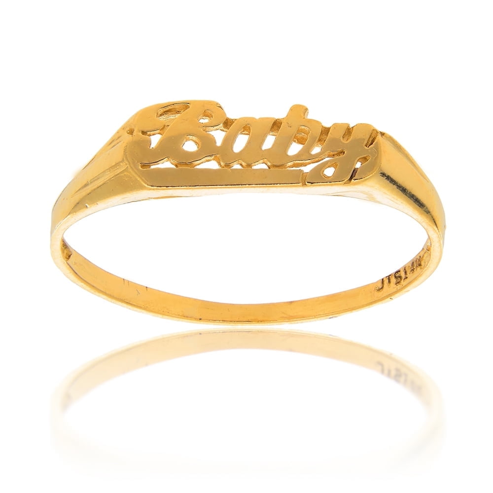 JEWELSTOP DESIGNER JEWELRY FOR LESS JewelStop 14k Solid Yellow Gold Ring Size 3