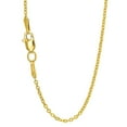 thumbnail image 1 of JewelStop 14k Yellow Gold 1.5mm Forsantina Chain Necklace 18", 1 of 4