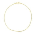thumbnail image 1 of JewelStop 14k Yellow Gold 18in 1.5mm Diamond-Cut Rope Chain with Lobster Clasp, 1 of 4