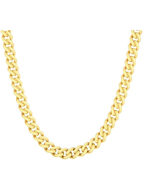 JewelStop 14k Yellow Gold 6.5mm Modern Lite Miami Cuban Chain Bracelet with Box with Both Side Push Clasp - 8 Inches, 6.88gr.