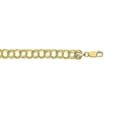thumbnail image 1 of JewelStop 14k Yellow Gold 8.4mm Charm Bracelet 8" Lobster Claw, 1 of 7