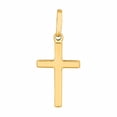 thumbnail image 1 of JewelStop 14k Yellow Gold High Polish Cross Pendant, 1 of 7
