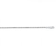 thumbnail image 1 of JewelStop 925 Sterling Silver Rhodium Plated 2.2 mm Diamond Cut Rope Chain Necklace 20" w/Lobster Claw, 1 of 6