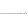 thumbnail image 1 of JewelStop Sterling Silver Rhodium Plated 1.4 mm Diamond-Cut Rope Chain Necklace, Lobster Claw - 22 Inches, 4gr., 1 of 5
