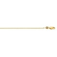 thumbnail image 1 of JewelStop Yellow Sterling Silver 1.4Mm Cable Chain Necklace 20" Lobster Claw, 1 of 5