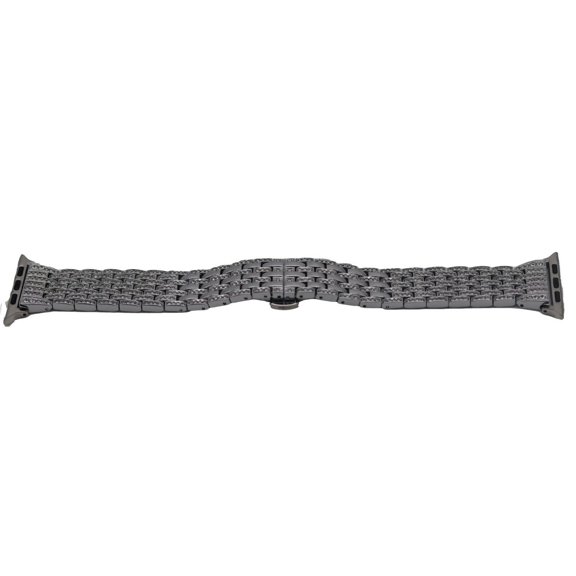JewelTech 1 - Women Apple Watch Strap  Zircon Studded - Woven Pattern