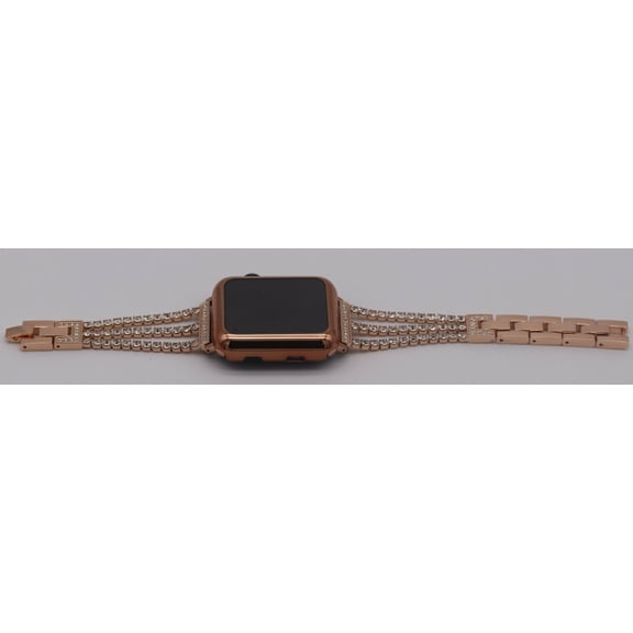 JewelTech 3 - 3 Strand Apple Watch Strap studded with Zircon Crystals