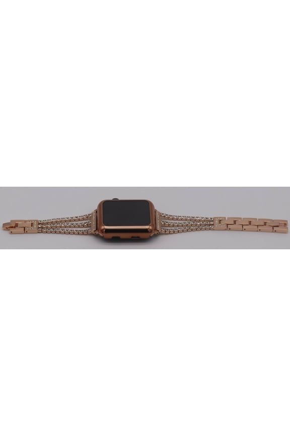 JewelTech 3 - 3 Strand Apple Watch Strap studded with Zircon Crystals