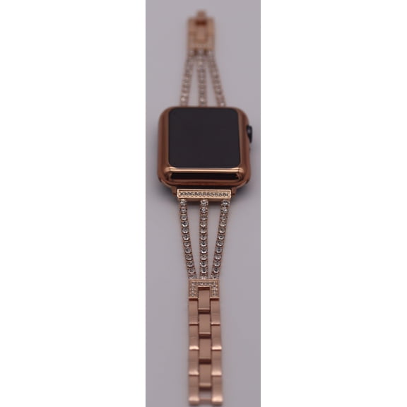 JewelTech 3 - 3 Strand Apple Watch Strap studded with Zircon Crystals