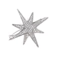 thumbnail image 1 of Jewelblings Shiny Full CZ Double Layer 8 Point Small Burst Star Brooch Pins, 1 of 7