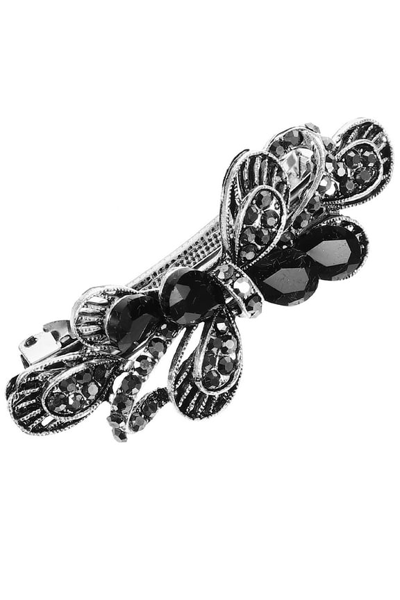 Jeweled Barrette Rhinestone Barrette Luxury Sparkly Hair Clips Fashion Accessory for Women