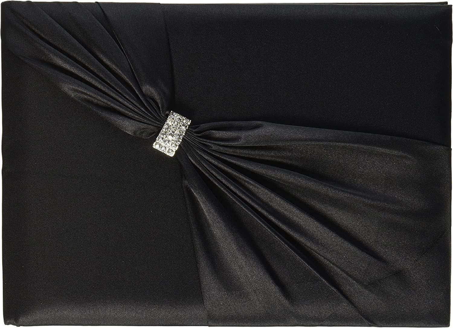 Jeweled Black Wedding Guest Book