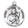 thumbnail image 1 of Jeweled Cross JC-118/1MFT St Martin De Porres Medal, 1 of 1