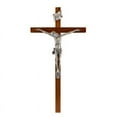 thumbnail image 1 of Jeweled Cross JC-7102-E Walnut Crucifix, 1 of 1