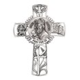 thumbnail image 1 of Pewter Catholic Saint St Patrick Pray for Us Wall Cross, 5 Inch, 1 of 6