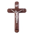 thumbnail image 1 of Jeweled Cross L1353 13'' Walnut Scs 5'' Pwt Crps, 1 of 3