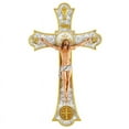 thumbnail image 1 of Jeweled Cross L1752 Holy Mass Wall Crucifix 8", 1 of 4