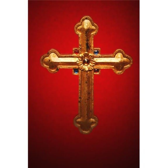 Jeweled Cross Poster Print