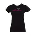 thumbnail image 1 of Jeweled Diamond Bride Womens Black T-Shirt- Large, 1 of 1