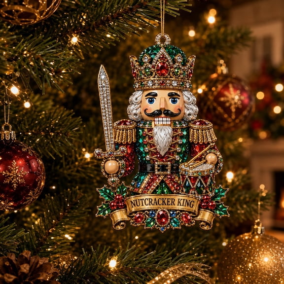 Jeweled Nutcracker Ornament Christmas Tree Decor