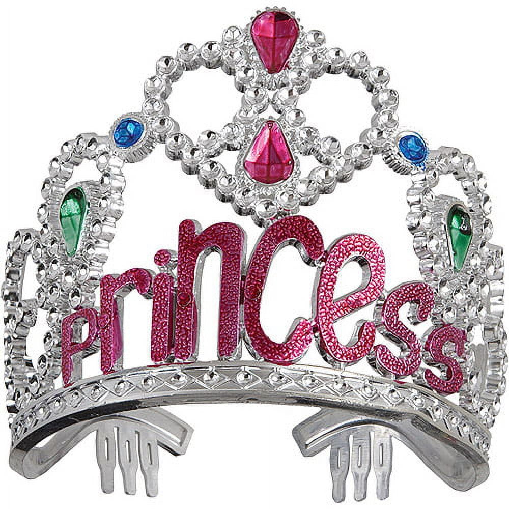 Jeweled Plastic Princess Tiara