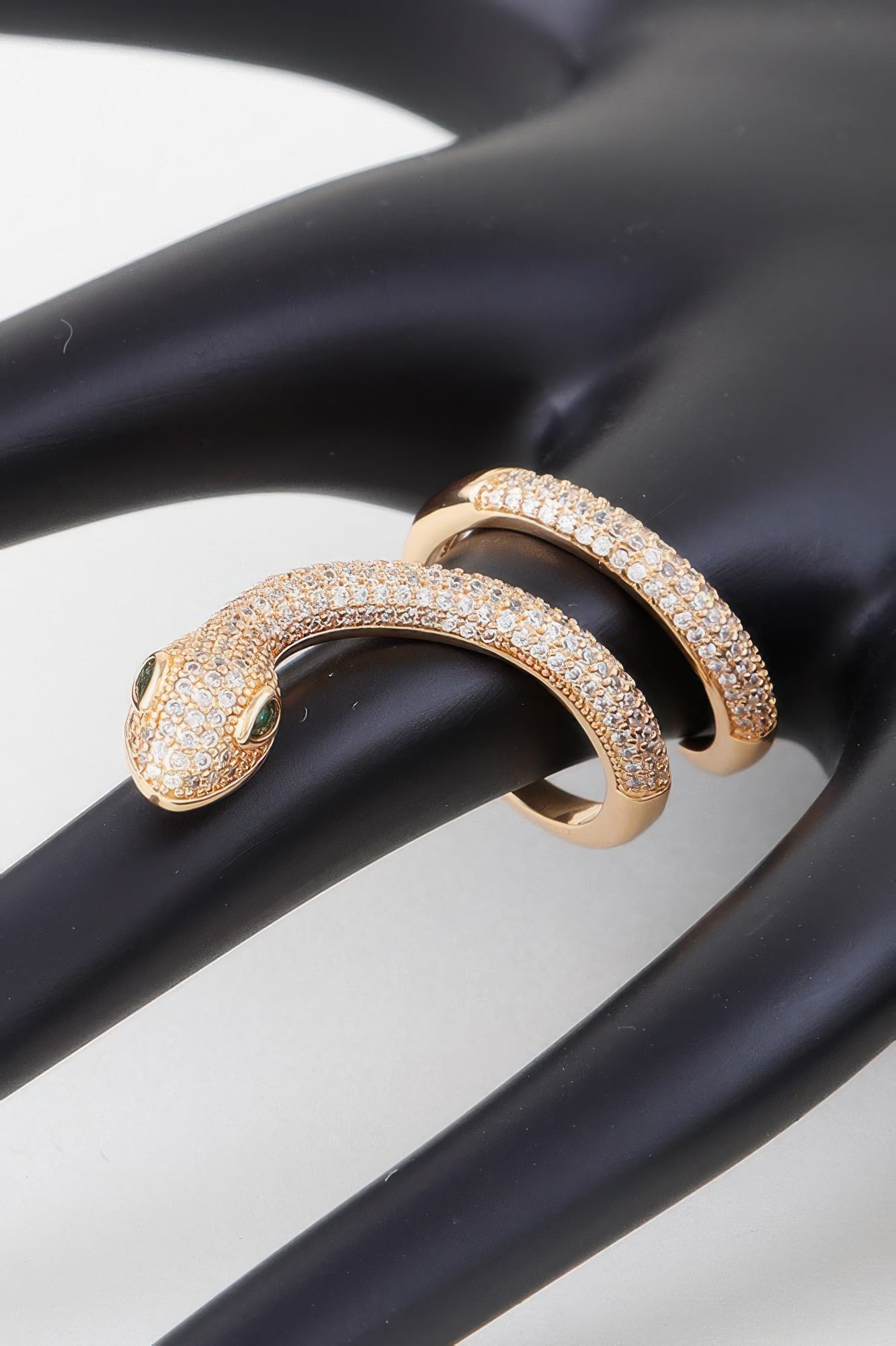 Jeweled Snake Wrap Around Ring - Walmart.com