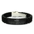 thumbnail image 1 of Jeweler Bracelet - Only Because Freaking Awesome Is Not An Official Job Title - Black Glidelock Clasp Bracelet Perfect for Gifts and Christmas, 1 of 4