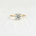 thumbnail image 1 of Jewelerix 1.50 CT Round Cut Ring Handmade Jewelry Moissanite Diamond Engagement Ring 14K Birthday Gift for Sister, 1 of 3
