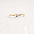 thumbnail image 1 of Jewelerix 10K Gold Moissanite Diamond Engagement Ring 1 CT Princess Cut Comfort Fit Ring Valentine's Surprise Gift, 1 of 4