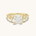 thumbnail image 1 of Jewelerix 14K Yellow Gold Ring princess Cut Moissanite Engagement Ring 1.30 CT Anniversary Gift for Women, 1 of 4