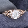 thumbnail image 1 of Jewelerix 2.50 CT Pear Cut Ring Moissanite Diamond Engagement Ring Plated Rose Gold Beautiful Handmade Jewelry Birthday Gift Ring, 1 of 5